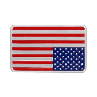 รถ-จัดแต่งทรงผมรูปสี่เหลี่ยมผืนผ้า USA Flag รูปแบบสุ่มสติกเกอร์ตกแต่ง, USA Flag Rectangle Shape