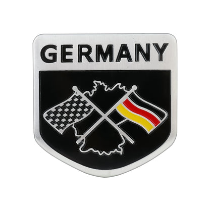 รถ-จัดแต่งทรงผมธงเยอรมันรูปแบบสุ่มสติกเกอร์ตกแต่ง, German Flag Shape
