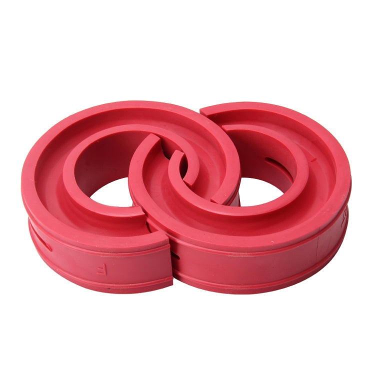 2 PCS Car Auto B + ประเภทโช้คอัพสปริงกันชนเบาะรองนั่งไฟฟ้า, ระยะห่างของสปริง: 38 มม., ความสูงคอลลอยด์: 72 มม. (สีแดง), B+Type(Spring Spacing: 38mm, Height: 72mm)