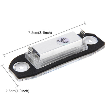 ไฟป้ายทะเบียน PCS 2 ดวงพร้อมหลอดไฟ SMD-5050 3 ดวงสำหรับ Volvo, 2W 120LM, 6000K, DC12V (แสงสีขาว), For Volvo