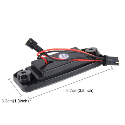 ไฟป้ายทะเบียน LED 2 ชิ้นพร้อมหลอดไฟ SMD-3528 18 หลอดสำหรับ Hyundai Sonata, 2W 120LM, 6000K, DC12V (แสงสีขาว), For Hyundai Sonata