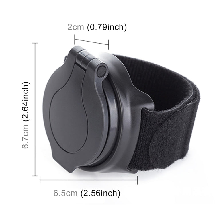 จักรยาน 360 องศากระจกด้านหลังสายรัดข้อมือกระจกมองหลัง, Wrist Strap Rear View Mirror