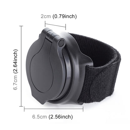 จักรยาน 360 องศากระจกด้านหลังสายรัดข้อมือกระจกมองหลัง, Wrist Strap Rear View Mirror