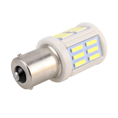2 ชิ้น 1156 / BA15S 4.5 วัตต์ DC 12 โวลต์ 6000 พัน 290LM รถอัตโนมัติเซรามิกไฟเลี้ยว / ไฟถอยหลัง 27LEDs โคมไฟ SMD-7020 พร้อมเลนส์โปรเจคเตอร์, 1156 / BA15S