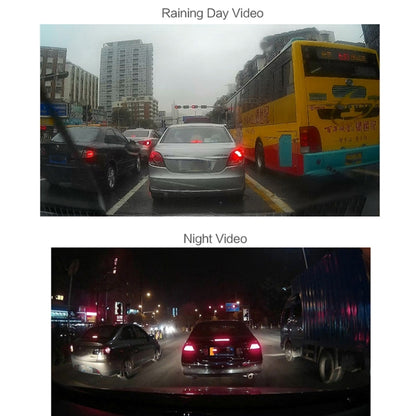 X96 4 นิ้ว 2.5D Full HD 1080P อเนกประสงค์รถสมาร์ทเลนส์คู่กล้องบันทึกวิดีโอรองรับการ์ด TF / การตรวจจับความเคลื่อนไหว, X96