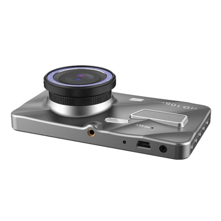 X96 4 นิ้ว 2.5D Full HD 1080P อเนกประสงค์รถสมาร์ทเลนส์คู่กล้องบันทึกวิดีโอรองรับการ์ด TF / การตรวจจับความเคลื่อนไหว, X96
