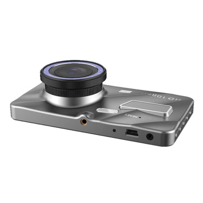 X96 4 นิ้ว 2.5D Full HD 1080P อเนกประสงค์รถสมาร์ทเลนส์คู่กล้องบันทึกวิดีโอรองรับการ์ด TF / การตรวจจับความเคลื่อนไหว, X96