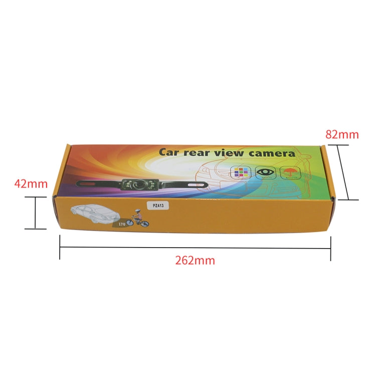 PZ413-C กรอบป้ายทะเบียนรถ 120 องศากล้องมองหลัง, PZ413-C
