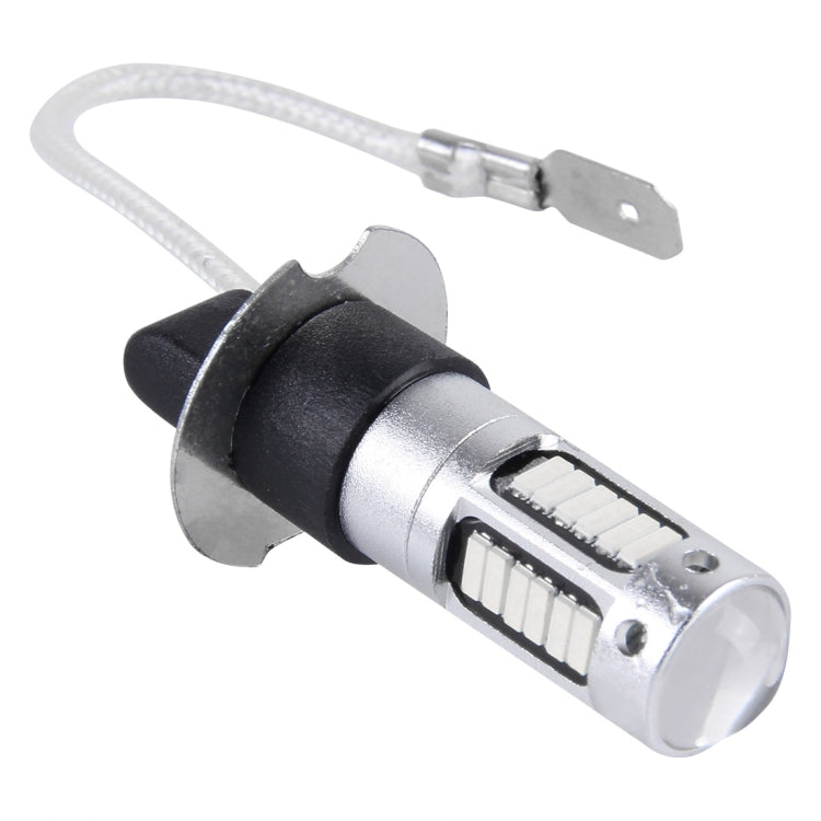 2 ชิ้น H3 10W 30 SMD-4014 LEDs ไฟตัดหมอกรถยนต์, DC 12V, H3 (Blue Light), H3 (Orange Light), H3 (White Light)