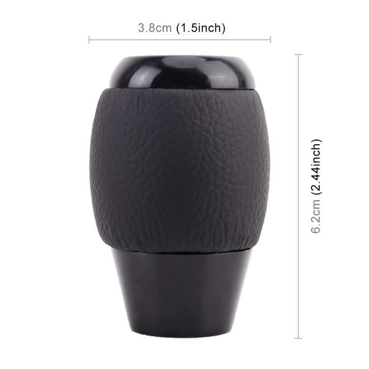 Universal รถหนังเกียร์โลหะเกียร์ KNOB ดัดแปลงรถเกียร์อัตโนมัติ SHIFT LEVER KNOB, Shift Lever Knob