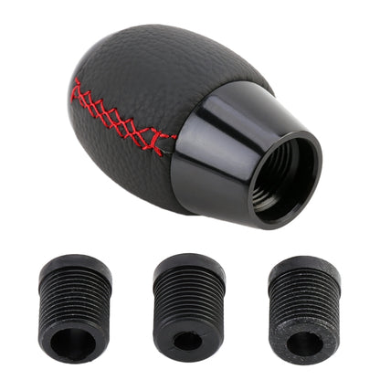 Universal รถหนังเกียร์โลหะเกียร์ KNOB ดัดแปลงรถเกียร์อัตโนมัติ SHIFT LEVER KNOB, Shift Lever Knob