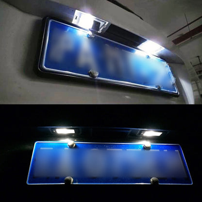 2 ชิ้น DC 12 โวลต์ 3 วัตต์ 150LM 6000K LED ป้ายทะเบียนไฟ 9LEDs SMD-4014 หลอดไฟโคมไฟสำหรับฟอร์ด Raptor F150, For Ford Raptor F150