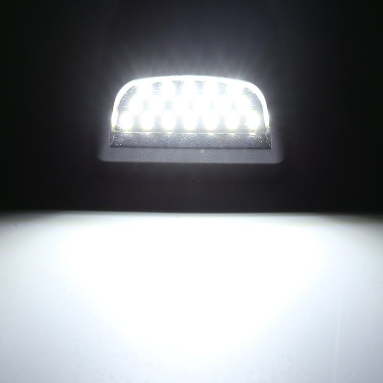 2 ชิ้น DC 12 โวลต์ 3 วัตต์ 150LM 6000K LED ป้ายทะเบียนไฟ 18LEDs SMD-4014 หลอดไฟโคมไฟสำหรับเชฟโรเลต, For Chevrolet