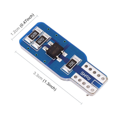 2 ชิ้น T10 / W5W / 168/194 DC12V 1.2W 6000K 80LM 33LEDs SMD-3014 รถโคมไฟอ่านหนังสือโคมไฟโปรโมชั่นพร้อมตัวถอดรหัส, T10 / W5W / 168 / 194