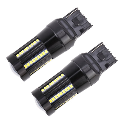 2 ชิ้น T20 / 7440 DC9-16V / 8.2W / 6000K / 655LM รถยนต์ไฟถอยหลังอัตโนมัติ / ไฟเลี้ยว 66LEDs หลอดไฟ SMD-2016, 7440