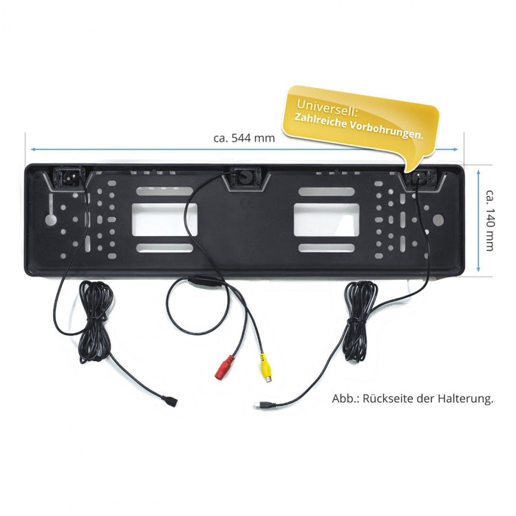 PZ600L-2 รถยุโรปกรอบป้ายทะเบียนกล้องมองหลังด้านหน้า, PZ600L-2