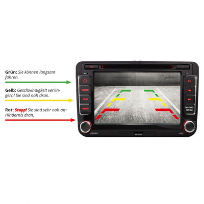 PZ600L-2 รถยุโรปกรอบป้ายทะเบียนกล้องมองหลังด้านหน้า, PZ600L-2