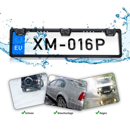 PZ600L-2 รถยุโรปกรอบป้ายทะเบียนกล้องมองหลังด้านหน้า, PZ600L-2