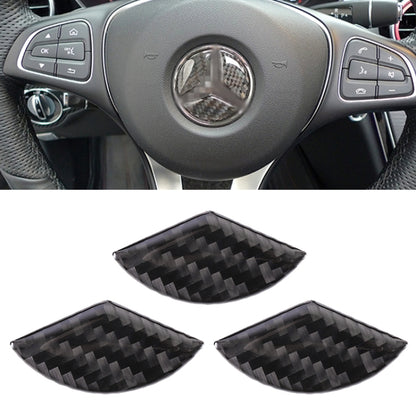 สติ๊กเกอร์ตกแต่งพวงมาลัยคาร์บอนไฟเบอร์รถยนต์สำหรับ Mercedes-Benz GLA, Steering Wheel