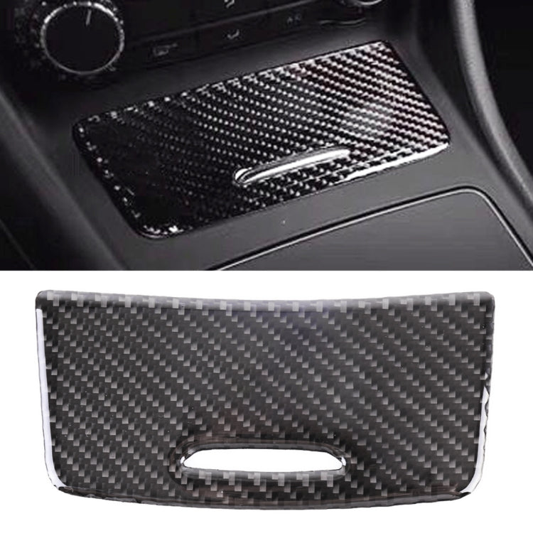 รถคาร์บอนไฟเบอร์ที่เขี่ยบุหรี่แผงสติกเกอร์ตกแต่งสำหรับ Mercedes-Benz GLA, Ashtray Panel