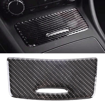 รถคาร์บอนไฟเบอร์ที่เขี่ยบุหรี่แผงสติกเกอร์ตกแต่งสำหรับ Mercedes-Benz GLA, Ashtray Panel