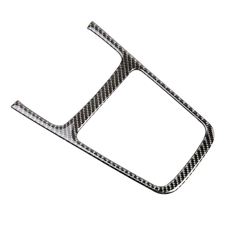 รถคาร์บอนไฟเบอร์แผงควบคุมกลางกรอบสติกเกอร์ตกแต่งสำหรับ Mercedes-Benz GLA, Central Control Panel Frame