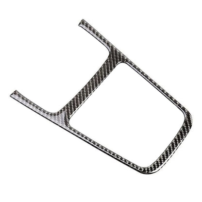 รถคาร์บอนไฟเบอร์แผงควบคุมกลางกรอบสติกเกอร์ตกแต่งสำหรับ Mercedes-Benz GLA, Central Control Panel Frame