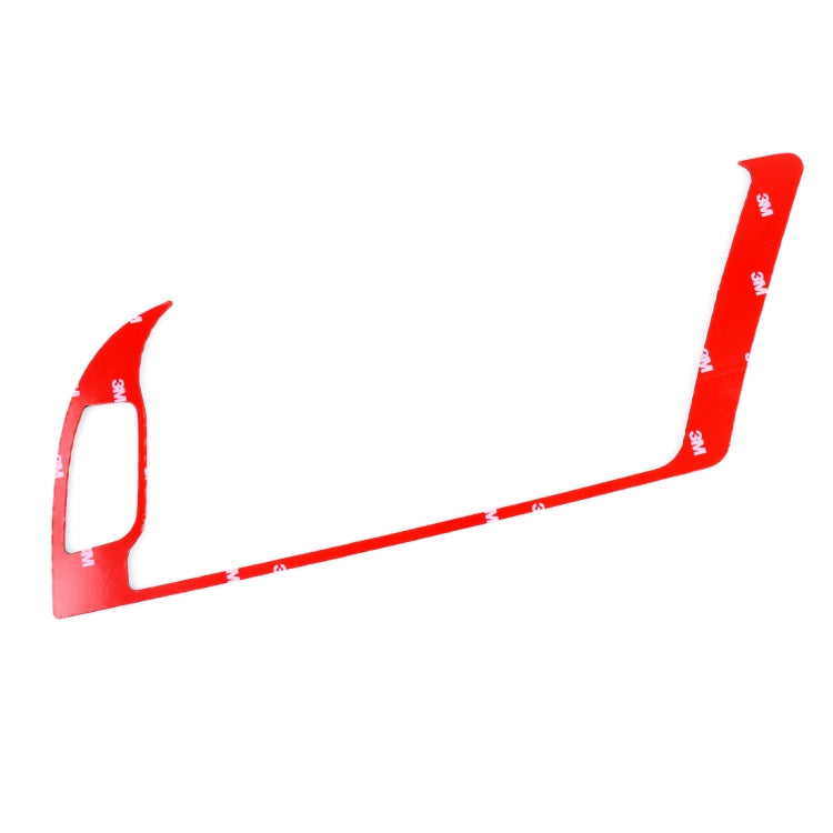 รถคาร์บอนไฟเบอร์นำทางกรอบนอกสติกเกอร์ตกแต่งสำหรับ Audi A4L / A5 / Q5, Navigation Outer Frame