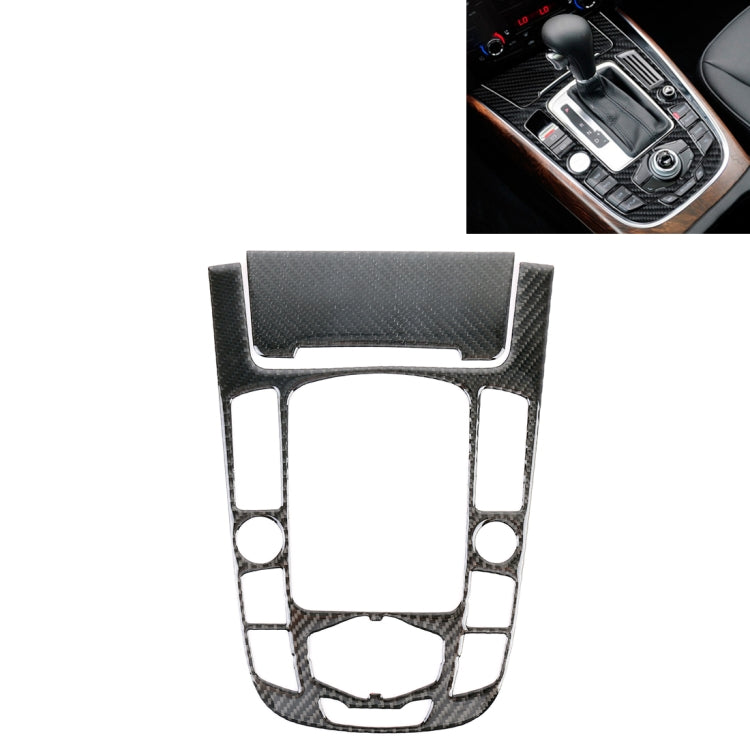 2 ชิ้นรถยนต์คาร์บอนไฟเบอร์เกียร์แผงสติกเกอร์ตกแต่งสำหรับออดี้ A4L / A5 / Q5, Gear Panel (F)