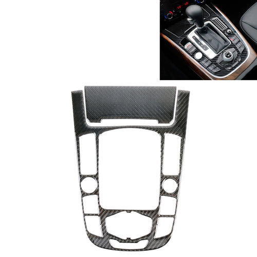 2 ชิ้นรถยนต์คาร์บอนไฟเบอร์เกียร์แผงสติกเกอร์ตกแต่งสำหรับออดี้ A4L / A5 / Q5, Gear Panel (F)