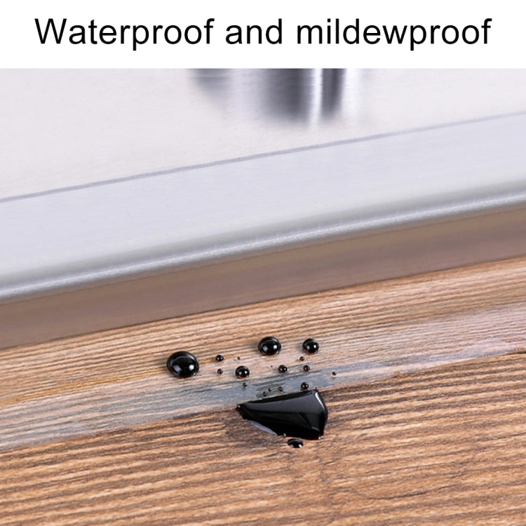 ห้องครัวยางอะคริลิและห้องน้ำกันน้ำเทปกันความชื้นสติ๊กเกอร์ป้องกันโรคราน้ำค้างขนาด: 2 ซม. x 3 ม. ความหนา: 0.5 มม., 2cm x 3m