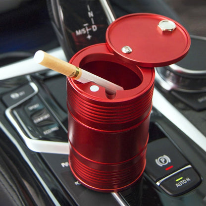 ถังขยะโลหะแบบพกพาอเนกประสงค์ถังขยะที่เขี่ยบุหรี่, Universal Red