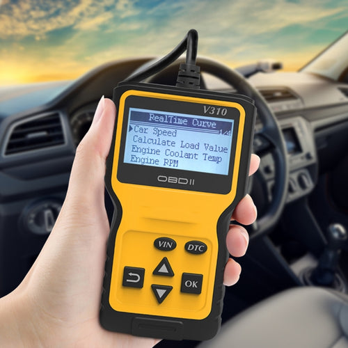 V310 รถมือถือ V1.1 OBD2 เครื่องตรวจจับข้อบกพร่อง OBD2 เครื่องมือวินิจฉัย, V310