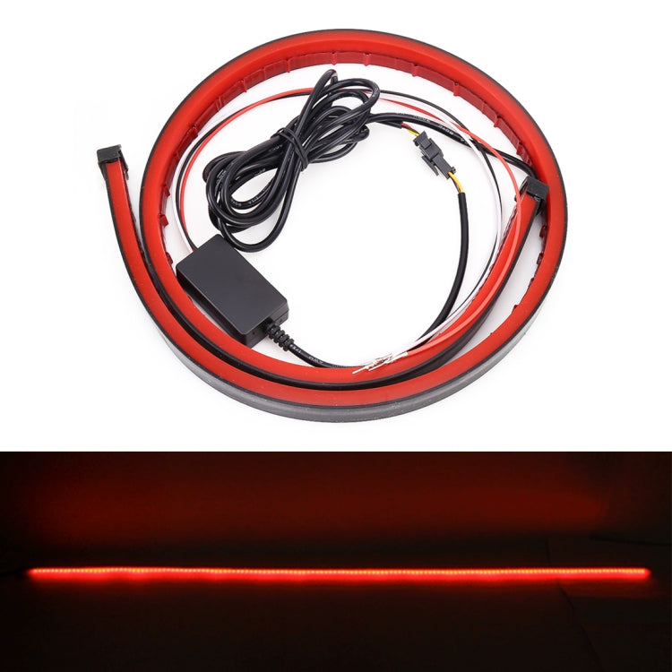 รถยนต์ 8.5W DC 9-24V ไฟเบรกตำแหน่งสูง 144LEDs หลอดไฟ SMD-2835 ความยาวสายเคเบิล: 90 ซม., Cable Length: 90cm