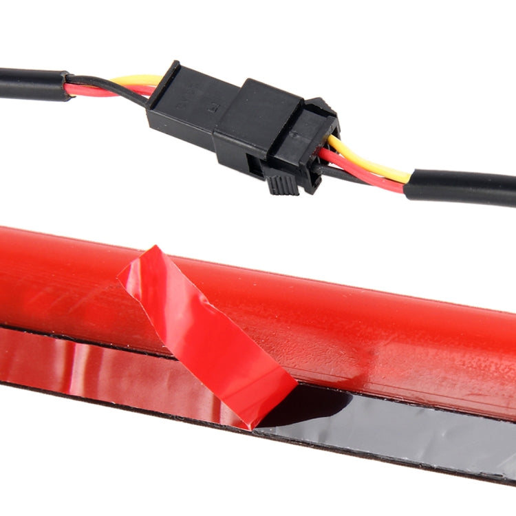 รถยนต์ 8.5W DC 9-24V ไฟเบรกตำแหน่งสูง 144LEDs หลอดไฟ SMD-2835 ความยาวสายเคเบิล: 90 ซม., Cable Length: 90cm
