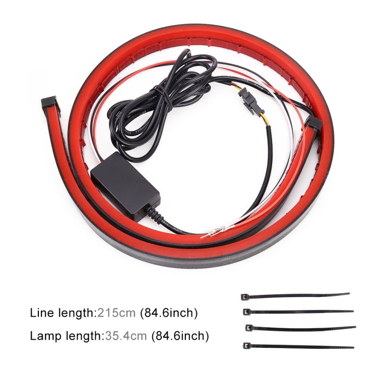 รถยนต์ 8.5W DC 9-24V ไฟเบรกตำแหน่งสูง 144LEDs หลอดไฟ SMD-2835 ความยาวสายเคเบิล: 90 ซม., Cable Length: 90cm