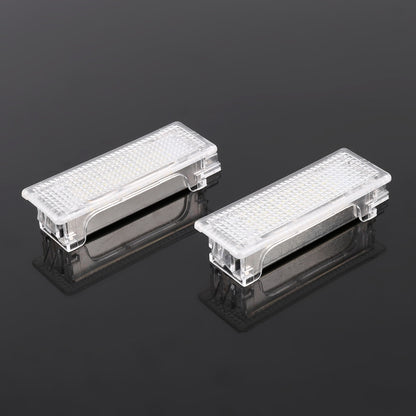 2 ชิ้น LED รถ DC 12V 1.5W 6000K 100LM ประตูไฟ 18LEDs โคมไฟ SMD-3528 สำหรับ BMW E81, For BMW E81