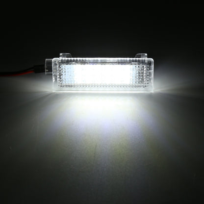 2 ชิ้น LED รถ DC 12V 1.5W 6000K 100LM ประตูไฟ 18LEDs โคมไฟ SMD-3528 สำหรับ BMW E81, For BMW E81