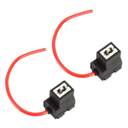 2 PCS รถ H1/H3 ผู้ถือหลอดไฟฐานซ็อกเก็ตหญิงพร้อมสายไฟ, H1 / H3