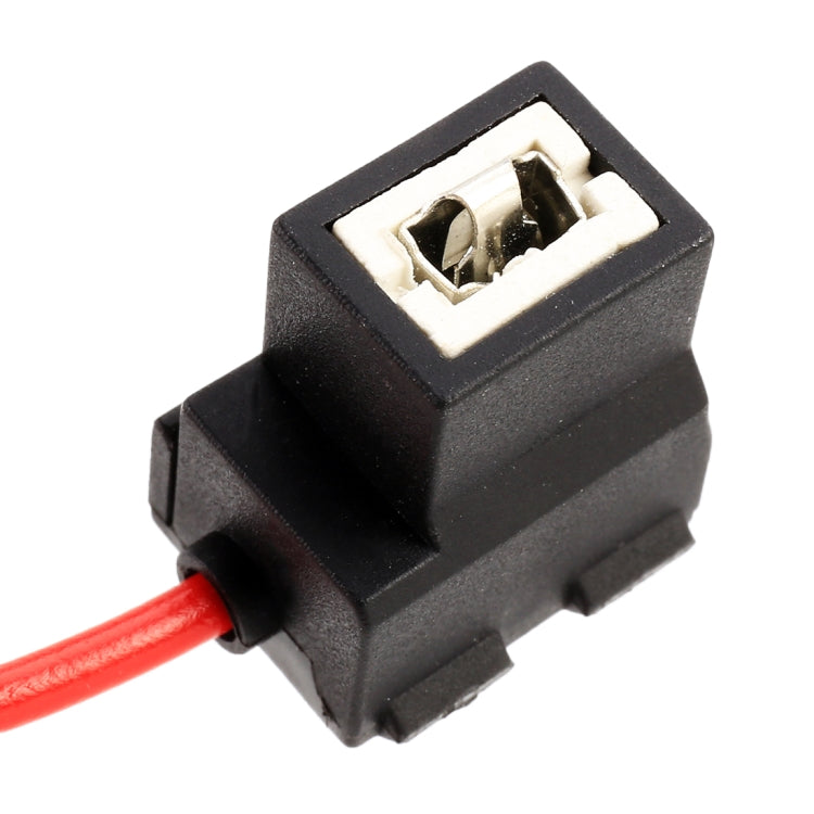 2 PCS รถ H1/H3 ผู้ถือหลอดไฟฐานซ็อกเก็ตหญิงพร้อมสายไฟ, H1 / H3