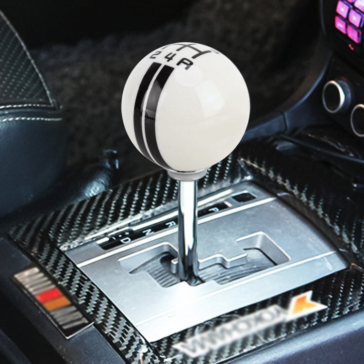 Universal รถ Ball Shape ดัดแปลงเรซิ่น Shifter คู่มือ 5 เกียร์เปลี่ยนเกียร์ KNOB