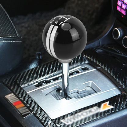 Universal รถ Ball Shape ดัดแปลงเรซิ่น Shifter คู่มือ 5 เกียร์เปลี่ยนเกียร์ KNOB