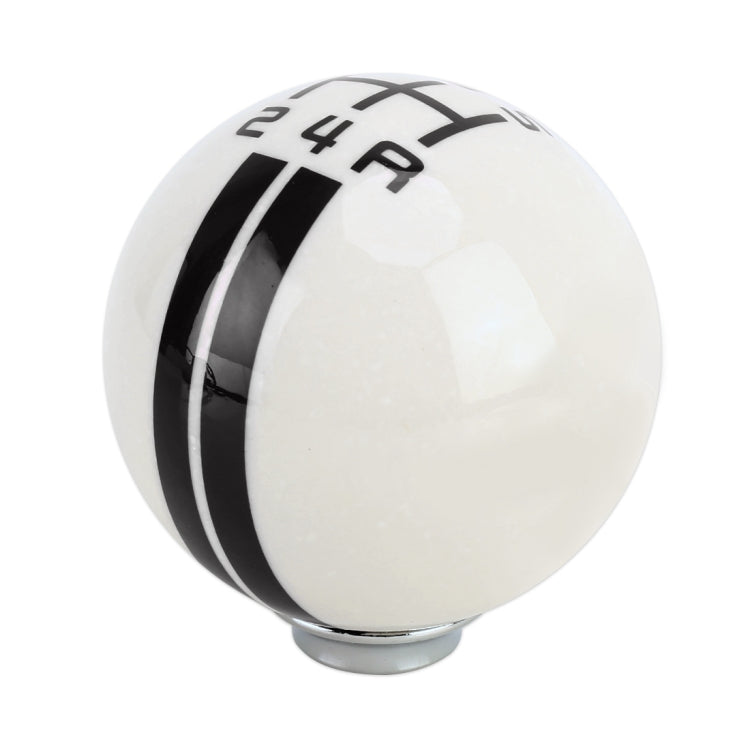 Universal รถ Ball Shape ดัดแปลงเรซิ่น Shifter คู่มือ 5 เกียร์เปลี่ยนเกียร์ KNOB