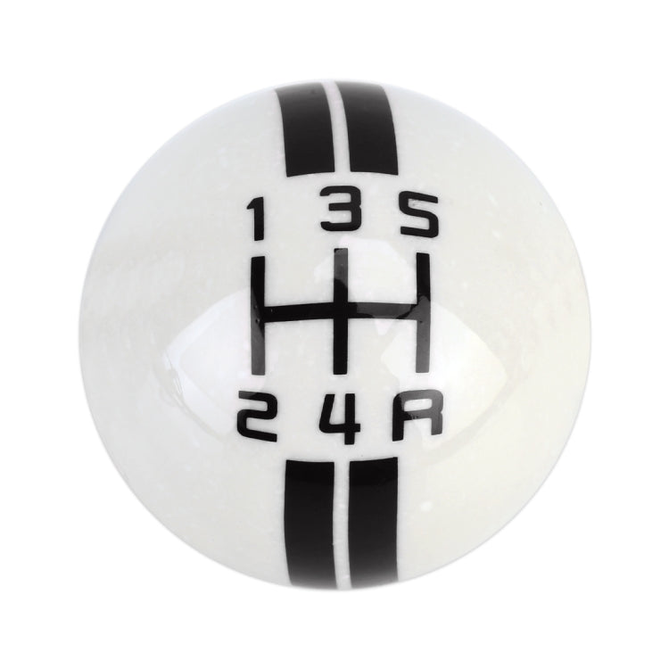 Universal รถ Ball Shape ดัดแปลงเรซิ่น Shifter คู่มือ 5 เกียร์เปลี่ยนเกียร์ KNOB