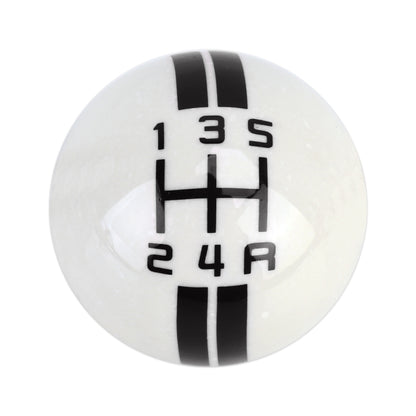 Universal รถ Ball Shape ดัดแปลงเรซิ่น Shifter คู่มือ 5 เกียร์เปลี่ยนเกียร์ KNOB