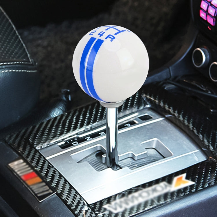 Universal รถ Ball Shape ดัดแปลงเรซิ่น Shifter คู่มือ 5 เกียร์เปลี่ยนเกียร์ KNOB