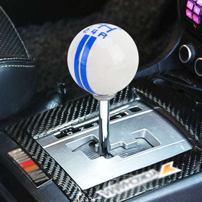 Universal รถ Ball Shape ดัดแปลงเรซิ่น Shifter คู่มือ 5 เกียร์เปลี่ยนเกียร์ KNOB