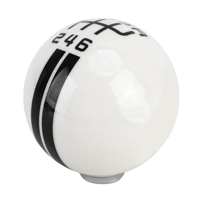 Universal รถ Ball Shape ดัดแปลงเรซิ่น Shifter คู่มือ 6-Speed Right-R Gear SHIFT KNOB