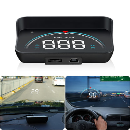 M8 3.5 นิ้วรถสากล OBD2 HUD ติดตั้งบนรถ Head Up Display, M8