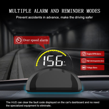 C700 2.6 นิ้ว Universal Car OBD2 HUD ติดตั้ง Head Up Display, C700